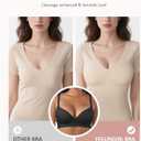 FeelinGirl Wireless Bras Comfortable Push Up Bra Full Support Lift Bralette Seamless Tshirt Bras (Black)