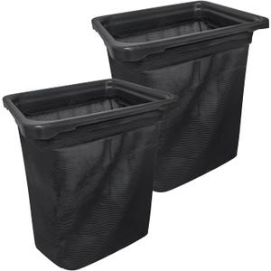 deawater 2PACK 964-04090A 964-05104 964-04096A Double Bagger Grass Bag Assembly for Troy-Bilt MTD Cub Cadet Craftsman Lawn Mower (Without Catcher Frame)