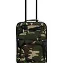 Rockland Luggage Bag Color Camo Comes with 3 Zip Up Pockets
