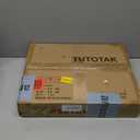 TUTOTAK 2 Tier Printer Stand, Rolling Printer Cart with Power Outlets and USB Ports, Mobile Printer Table with Wheels, for Under Desk, Office, Home, White PS01BW001 (2 tier(15.7 x 11.8 x 15.4inchs))