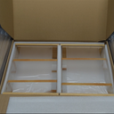 Airtight Bamboo Food Dispenser | Pantry Organizers and Storage Container | Cereal, Rice, Beans, Snack Storage (2 Pack)