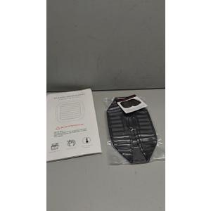 2PCS Air Fryer Silicone Liners for Ninja Air Fryer PRO 4.7L, 6.2L, Dual Air Fryer Silicone Liners Reusable Air Fryer Accessories for Ninja AF140UK AF180UK (Black)