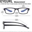 EYEURL 2-Pack Reading Glasses for Women Men Neck Hanging Blue Light Blocking Glasses With Spring Hinge Computer Readers