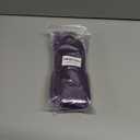 2 x Purple Braiding Hair 14 Inch Short Pre Stretched Hair Straight Yaki Texture Synthetic Hair Extensions Softness, 2 Packs