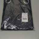 NICETOWN Pitch Black Solid Thermal Insulated Grommet Blackout Curtains/Drapes for Bedroom Window (2 Panels, 42 inches Wide by 63 inches Long, Black)