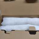 MIULEE Natural White Linen Curtains 84 Inch Long for Bedroom Living Room, Soft Thick Linen Textured Window Drapes Semi Sheer Light Filtering Rod Pocket Back Tab Neutral Farmhouse Cream Ivory 2 Panels