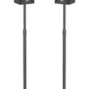 PERLESMITH Speaker Stand Adjustable - Extend 20" to 44" - Holds Satellite Speakers & Small Bookshelf Speakers up to 9 lbs, Floor Stands Compatible with Sony Bose Polk JBL Yamaha and Others - 1 Pair
