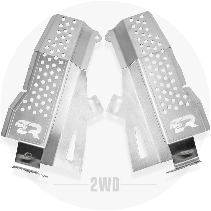 Cali Raised LED Catalytic Converter Shield For 2016-2023 Tacoma (2WD V6 Cylinder) - Bolt-On Anti Theft Protection Cover - Made In USA