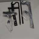 ERYTLLY 2 Packs Extended Rail Hook Fence Deck Bird Feeder Hook 360 Degree Rotary and Length Adjustable Plant Bracket for Feeders, Planters, Suet Baskets, Lanterns, Wind Chimes and More