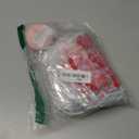 24 Pcs Cherry Party Favor Bags Clear PVC Cherry Ribbon Gift Bags with Handles Reusable Party Favor Bag for Girls Women Birthday Wedding Baby Shower Party, 6.3x5.9x2.8 Inch