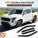 Window Visors Rain Guards Fit for Toyota Tacoma Crew/Double Cab 2024-2026