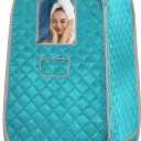 Lightweight Portable Steam Sauna Tent, Full Body Personal Sauna for Home Spa, Folding Saunas Tent for Detox Therapy Without Steamer (L 33.5" x W 33.5" x H 55.1")