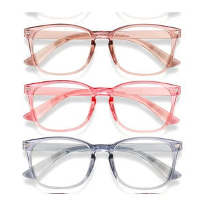 Gaoye Stylish Blue Light Glasses for Woman - Computer Glasses 99% Blue Light Blocking - Lightweight TR90 Frames - 3 pack