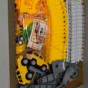 iHaHa Toddlers Construction Race Tracks Toys Gifts for 3 4 5 6 Years Old Boys Kids, 2PCS Electric Race Cars & 4 Pcs Construction Trucks, Birthday Gift Toys for Boys 2 3 4 5 6+