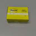 Post-it Notes, 1/3/8 x 1 7/8 in, 24 Sticky Notes Pads, 100 Sheets per Pad, Canary Yellow, The Original Post-it Note, School Supplies and Oce Products