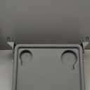 DMI Walker Tray, Rollator Tray, Mobility and Walker Accessory Tray Table Fits Most Standard Walkers, Folding with Two Cup Holders and Tool Free Assembly, 16 x 11.8 inch (Gray)