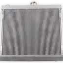 OHOB-Cool Full Aluminum Radiator Replacement for 1984-1995 86 87 88 Toyota Pickup 4Runner SR5 DLX 22R 22RE 2.4L L4 Manual