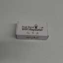 WiFi Extender Signal Booster with Dual Band 5GHz/2.4GHz, WiFi Booster Up to 12880 Sq. ft and 105 Devices, WiFi Booster with Ethernet Port, WiFi Extenders Signal Booster for Home and Outdoors(Black)