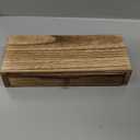 Pinzoveco Earring Organizer, 5 Layer Earring Holder Organizer with Necklace Holder Pole, Rustic Wood Jewelry Organizer Stand Display for Stud Earring Bracelet Necklace Ring, 175 Earring Holes