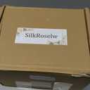 9 Inch Burgundy Wedding Bouquets for Bride Bridesmaid, Dark Red White Champagne Artificial Fake Roses Flowers Bridal Bouquet Winter Fall Boho Rustic Wedding Decoration Toss Bouquet Prom