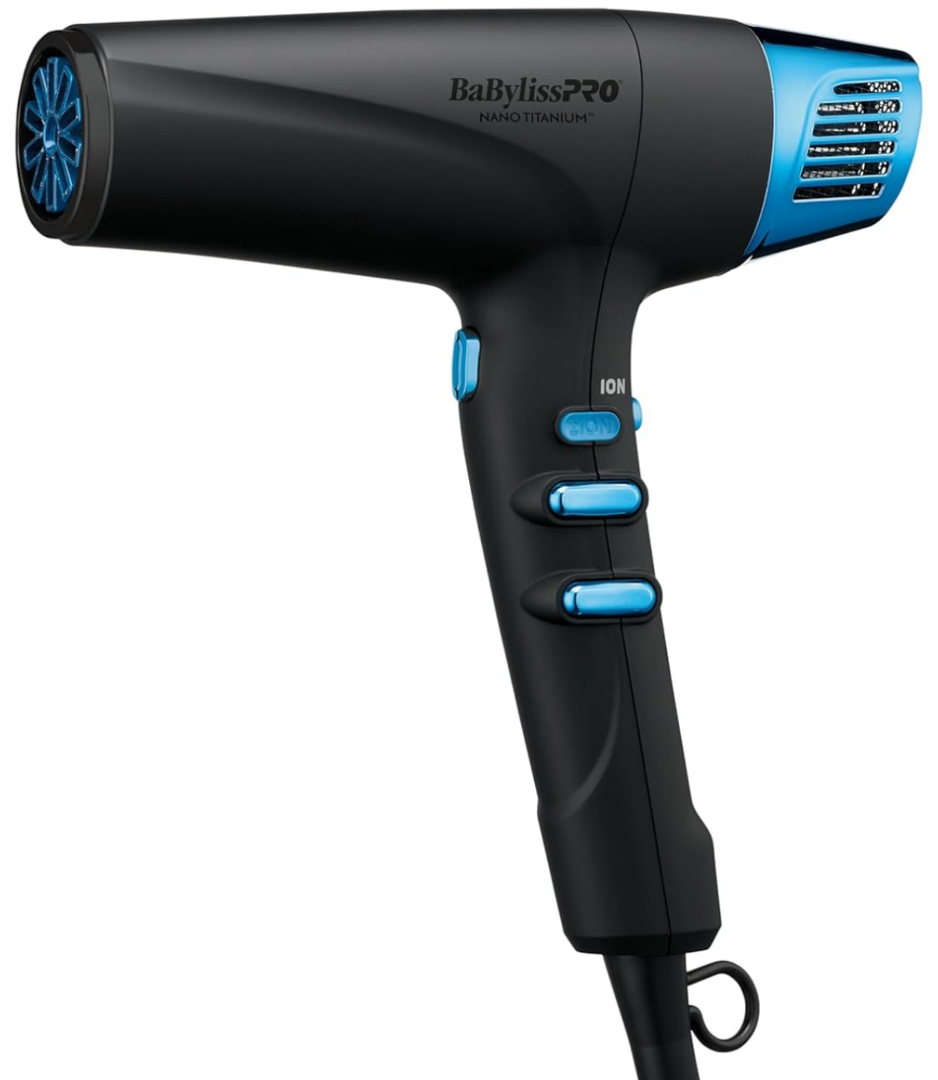BaBylissPRO® Nano Titanium Limited Edition Dual Ionic Hair Dryer - Matte Black