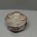 WHJY 6 pcs Clear Glass Plates, 4.5 inch Glass Plate Set, Small Dessert Plates Tea Plates Bulk