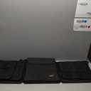 LIBZAKI Oversize 4 in 1 Car Trunk Storage Organizer, Multi Compartment Collapsible Trunk Storage Box with Cooler Bag for Car Truck SUV-Black