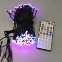 240LED Smart Color Changing Christmas Lights App Controlled, 95FT Waterproof RGB Twinkle String Light Music Sync Multiple Modes, Christmas Lights with Remote & Timer Indoor Outdoor Xmas Decorations