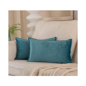JUSPURBET 14x24 Throw Pillow Covers Set of 2 Decorative Pillow Covers for Couch Sofa Bed Cozy Velvet Lumbar Cushion Covers Cases with Invisible Zipper for Living Room Home Decor,