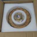 KUZZULL Plug in Pendant Light: Plug in Hanging Lamps 14.8ft Swag Cord with Rotating Switch, Amber Glass Hanging Lamp Fixture for Kitchen Island & Ceiling Hanging Lights