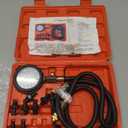 Oil Pressure Tester Tool, Oil Pressure Gauge kit, 0-140 PSI Pressure Test Diagnostic Tools, Engine Oil Pressure Tester Tool kit, for car Truck (red)