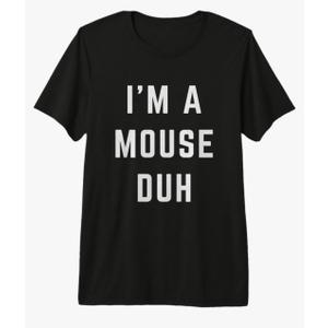 I'm a Mouse Duh Easy Halloween Costume Premium T-Shirt, XL