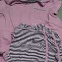 Carole Hochman Women's 4-Piece 100% Cotton Pajama Set – V-Neck T-Shirt, Tank, Capri Pants & Shorts with Drawstring & Pockets M