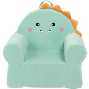MOMCAYWEX Cuddly Toddler First Chair, Premium Character Chair, Green, 18 Month up to 3 Years 13"D x 18"W x 17.6"H