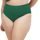 City Chic Women's Plus Size Top - Avalon Bikini (Amazon Green)
