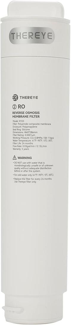 Reverse Osmosis Membrane Filter, Replacement RO Water Filter, Applicable to Thereye ER-WP02 Reverse Osmosis Water Filter System