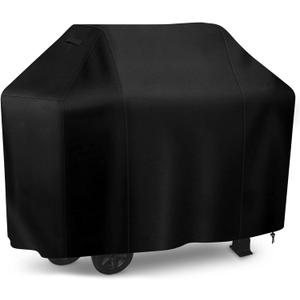 iCOVER Grill Cover, 70 inch BBQ Grill Cover for Outdoor Grill, Anti-UV & Fade Resistant Gas Grill Cover, Waterproof Barbecue Grill Covers for Weber, Char-Broil, Nexgrill and More, Black