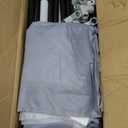 Fodoss Baby Playpen, Small Play Pen,Toddler Playpen for Apartment,Play Yard,Activity Fence, Extra Large Baby Playard (47x47 Inch, Light Grey)