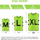 12 Pack Pennies for Soccer Scrimmage Vest Practice Jersey for Adult Youth