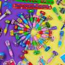 CZWZ 30Pcs Mini Multicolor Pens in One 4-in-1 Cute Pens Bulk for Kids, Ballpoint Pen for Birthdays and Children's Parties, Fun Gifts Assorted Ink Kawaii Pen(Vedio Game)