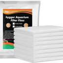 hygger Aquarium Filter Media Pad Micro Fine Multi-Layer Fish Tank Filter Floss Water Polishing Filter Pad Sump Canister Filter Media Roll Cut to Size 12"x 38"