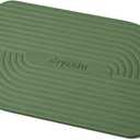 Stone Bath Mat Diatomaceous Earth Bath Mat Stone Shower Mat Fast Water Drying Ultra Absorbent Pad Diatomite Mat,Non-Slip Mat for Bathroom,Kitchen,Pet,15.35x23.62in,Hard,Drak Green,1-Pack, 1'3" x 1'11"