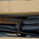 OLIXIS Waiting Room Reception Chairs Set of 8, Leather Office Desk Guest Stationary Side Chair with Padded Arms for Home Conference Lobby Area Meeting Church Medical Clinic Elderly Student (Pu-black)