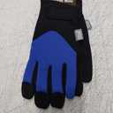 MUD Tough Men's Gardening Gloves, Synthetic Leather, Breathable Spandex, High Dexterity, True Blue, Large/X-Large (MD52021TB-LXL)