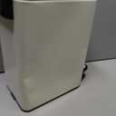 Cesun Small Bathroom Trash Can with Lid Soft Close, Step Pedal, 6 Liter / 1.6 Gallon Stainless Steel Garbage Can with Removable Inner Bucket, Anti-Fingerprint Finish (Creamy White)