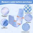 Disposable Male Dog Diaper Wraps for Waist 2331 in, Leakproof, Super Absorbent, Adjustable Fit, Wetness Indicator, XL, 22 Count