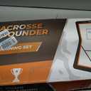 Lacrosse Rebounder for Backyard Heavy-Duty Volleyball Rebounder Net with Color Box, Adjustable 5 Rebound Angles for Lacrosse, Volleyball, Baseball, Soccer Practice