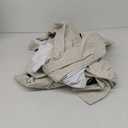 H.VERSAILTEX Primitive Linen Curtains 100% Blackout Curtain Drapes Burlap Curtains with White Thermal Insulated Liner, Grommet Top Drapes Living Room/Bedroom (2 Panels, 42 x 54 Inch, Natural)