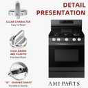 AMI PARTS 5304502763 Stove Knobs Replacement for Frigidaire Gas Range Stove Control knobs PD00043517 knobs Electric Universal Stove Parts 4279473 AP5984069 PS11724147