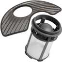 BigHead W10872845 Dishwasher Pump Filter Cup & WPW10463906 Screen Filter Compatible with Whirlpool Kenmore KitchenAid Dishwasher Replaces AP6030094 PS11759673 W10393351 AP6021820 PS11755148 2312301